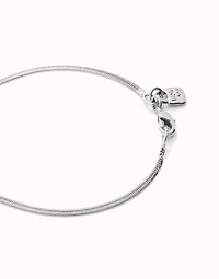 Flat snake chain bracelet