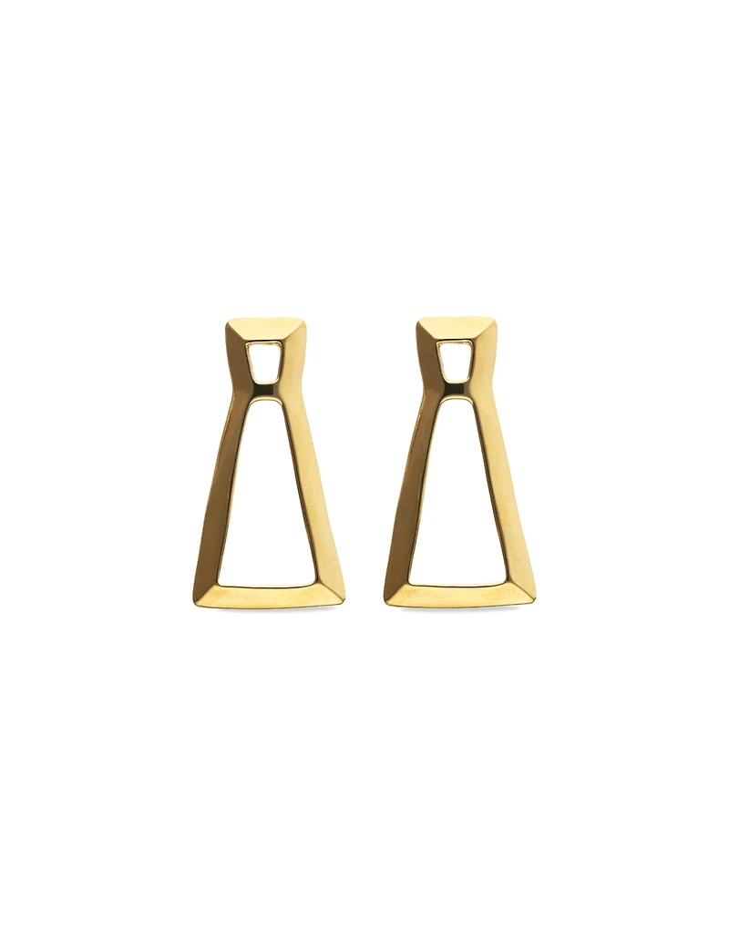 Triangular earrings