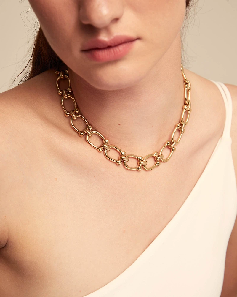 Short link chain necklace