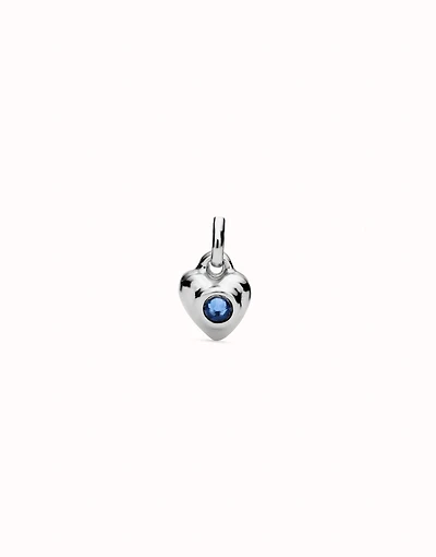 Charm with blue crystal