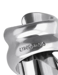 Rounded spiral ring