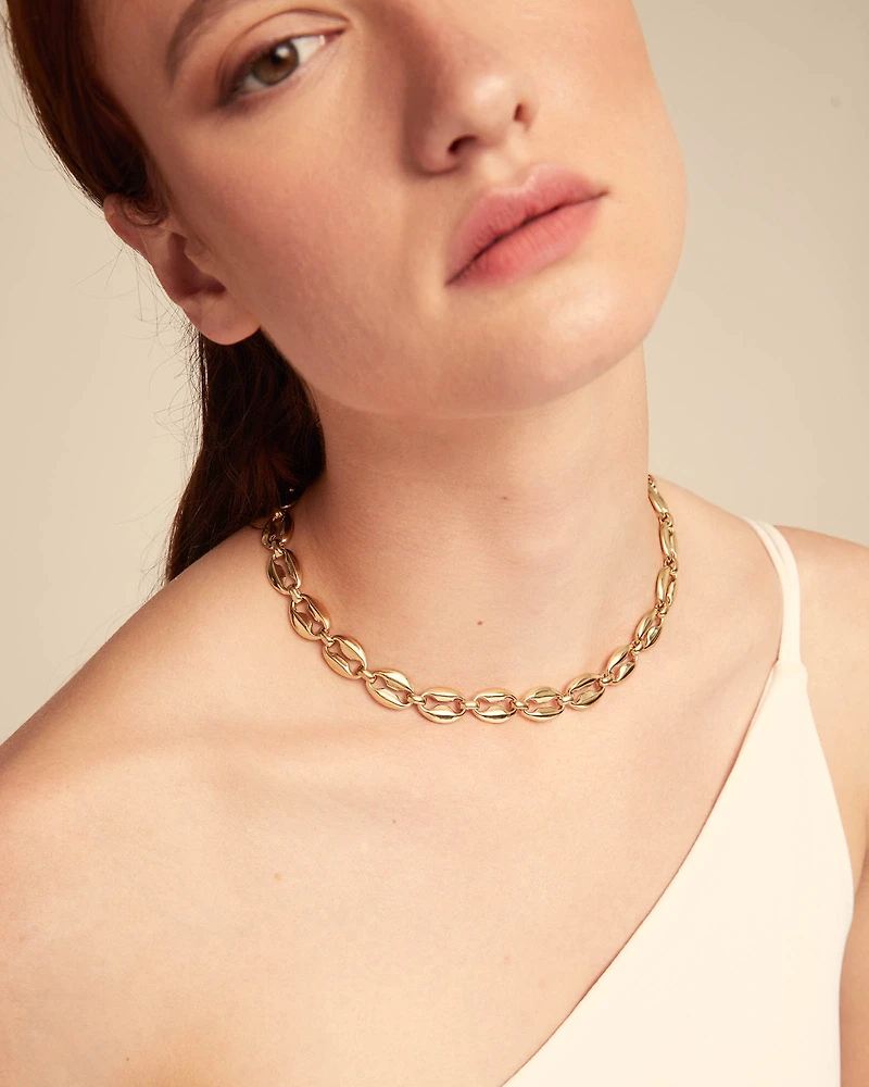 Short link chain necklace