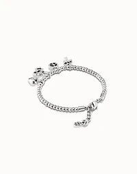 Beaded bracelet with charms