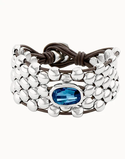 Sterling silver-plated bracelet