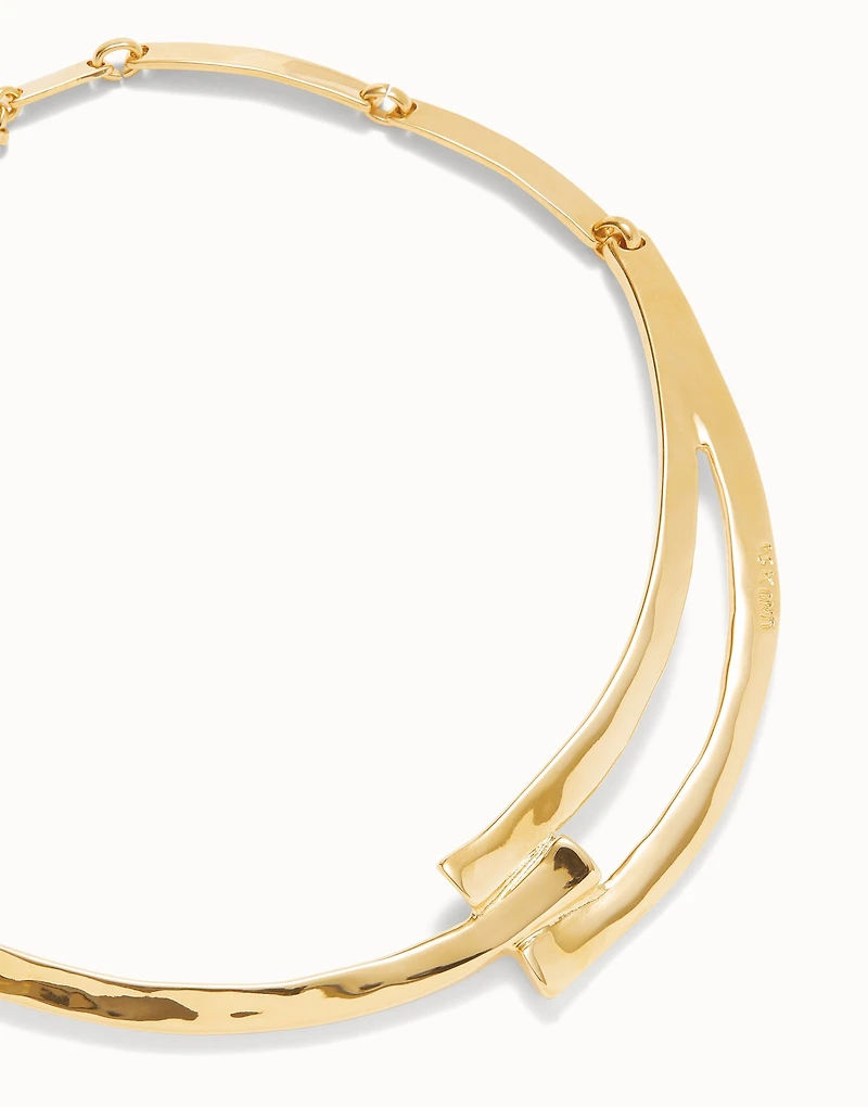 Sculpted Choker Necklace