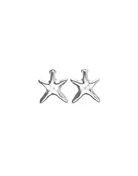 Medium starfish-shaped earrings