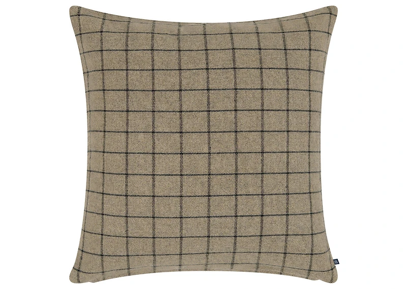 Cooley Plaid Pillow 20x20 Ash/Blue