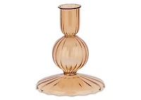 Betty Candle Holder Small Amber