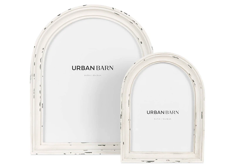 Letta Frame 5x7 Antique White