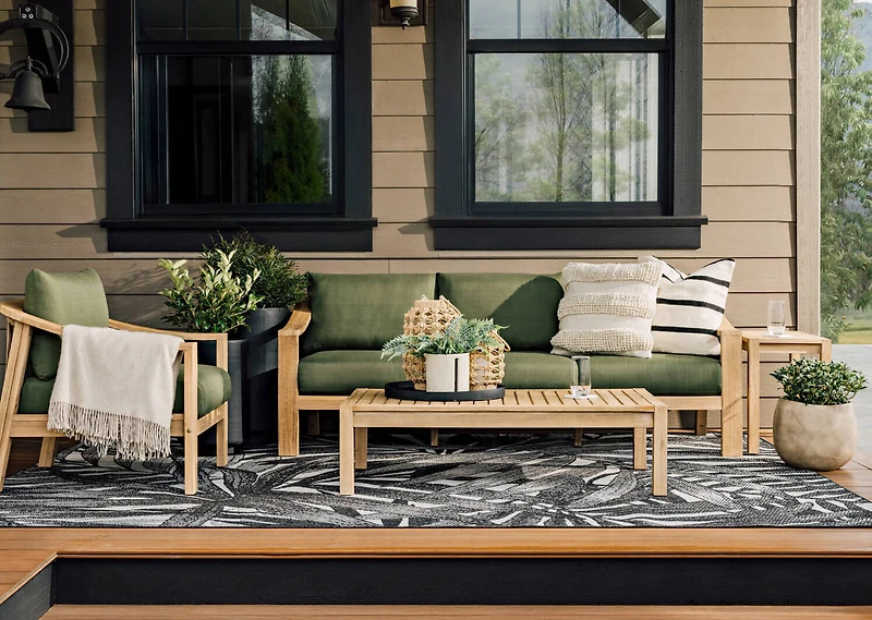 Tulum Outdoor Coffee Table -Natural