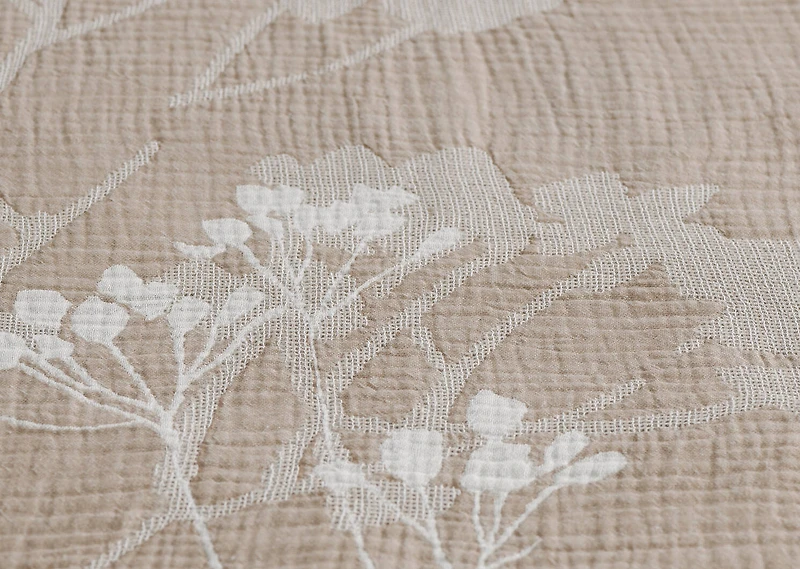 Orel Botanical Duvet Set King Latte