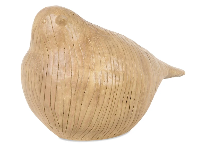 Rue Sitting Bird Decor Natural