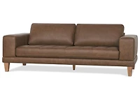 Carson Leather Sofa -Wes Rum