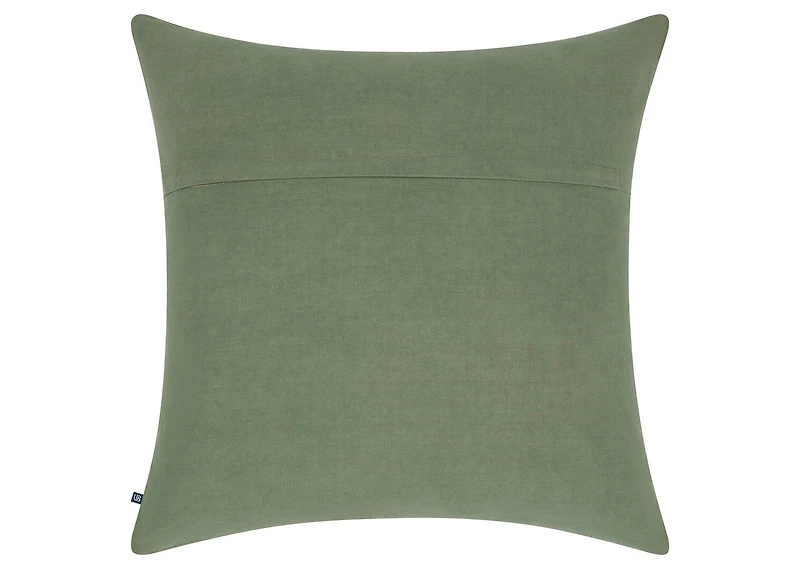 Meena Cotton Leaves Pillow 20x20 Green