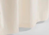 Adalee Velvet Curtain 96 Ivory