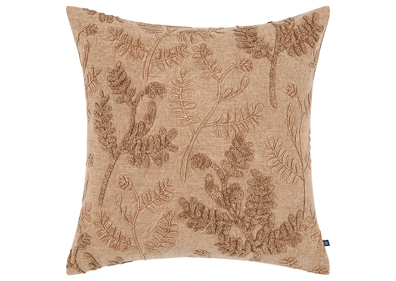 Gemma Cotton Pillow 20x20 Caramel