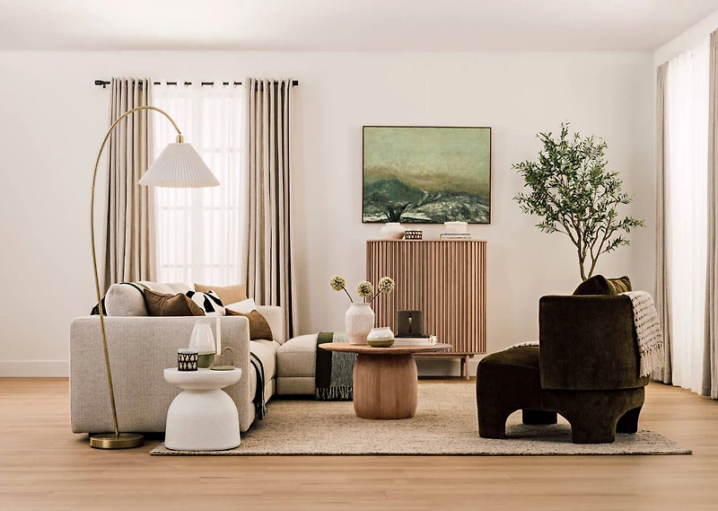 Oram Side Table -Plaster