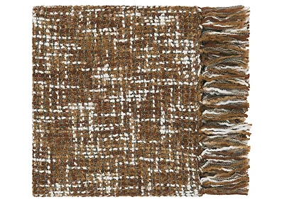 Betina Throw Ivory/Brown