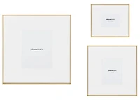 Russo Gallery Frame 8x10 Satin Brass