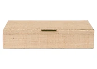 Rollins Raffia Storage Box Large Natural