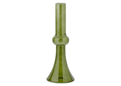Renn Candle Holder Short Green