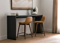 Decklyn Lthr Counter Stool -Olson Camel