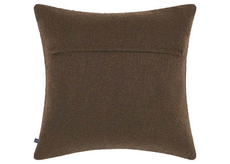 Cayson Quilted Pillow 20x20 Brown