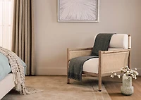 Riddell Melange Throw Blue