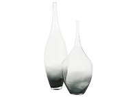 Lucius Decor Vase Tall Clear/Grey