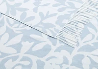 Sabena Throw Blue/Ivory