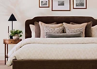 Alana Pillow 20x20 Ivory/Brown