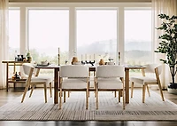 Isaac Rug 63x91 Ivory/Grey