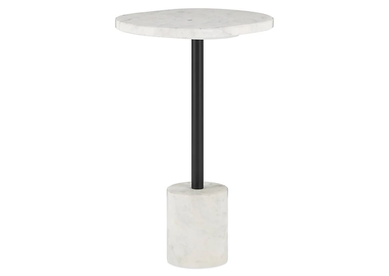 Piero Accent Table - Warra White
