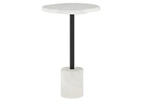 Piero Accent Table - Warra White