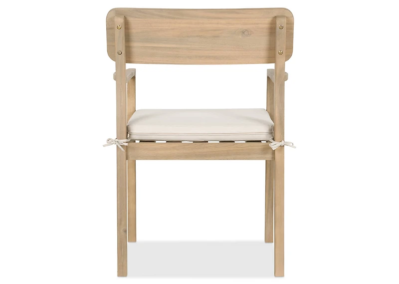 Cabrie Dining Chair w/Cushion -Natural