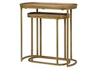 Lisboa Nesting Table Set -Brass