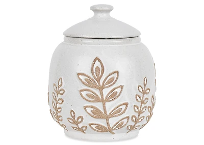 Indira Canister Large Ivory/Sand