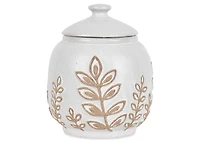 Indira Canister Large Ivory/Sand