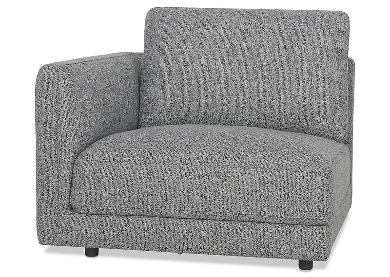 Mila Left-Arm Chair Module -Sela Iron