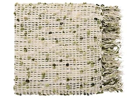 Nola Throw Ivory/Lt. Green/Dk. Green
