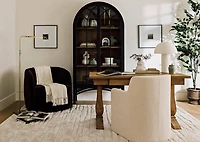 Oscar LED Floor Lamp Brass