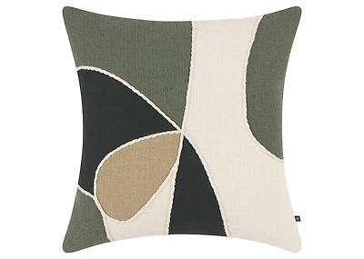Dalia Pillow 20x20 Ivory/Green Multi