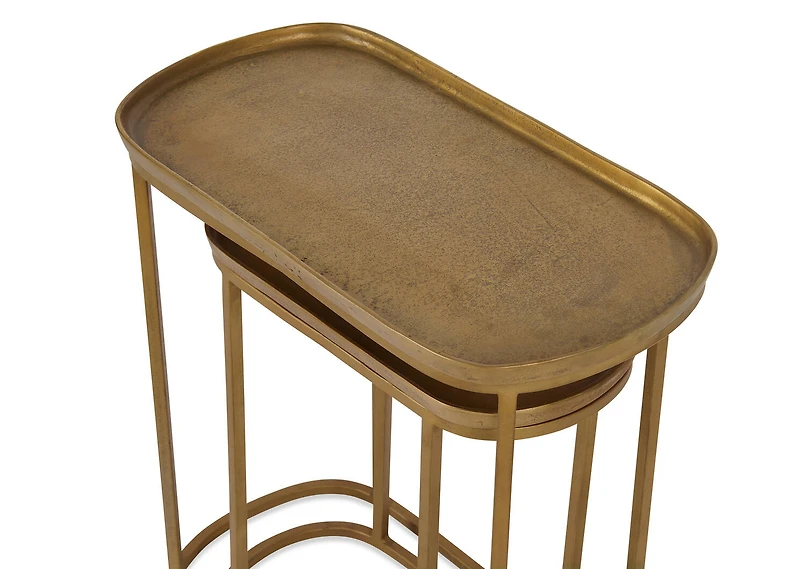 Lisboa Nesting Table Set -Brass
