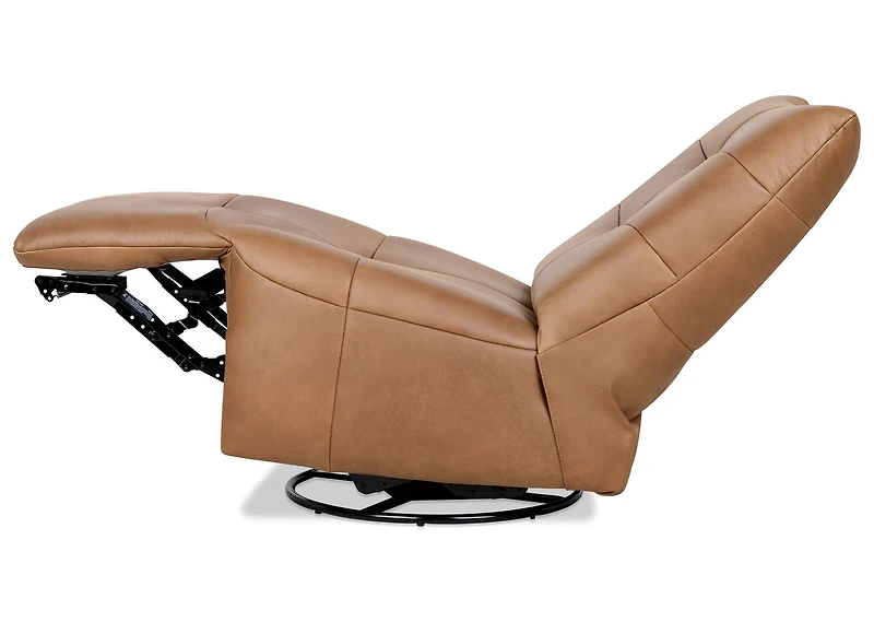Durin Leather Power Recliner -Rin Cognac