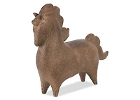 Pinto Horse Decor Brown