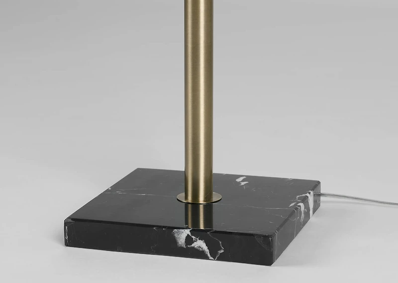 Leary LED Floor Lamp Brass