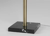 Leary LED Floor Lamp Brass
