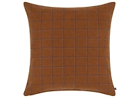 Kimble Plaid Pillow 20x20 Rust