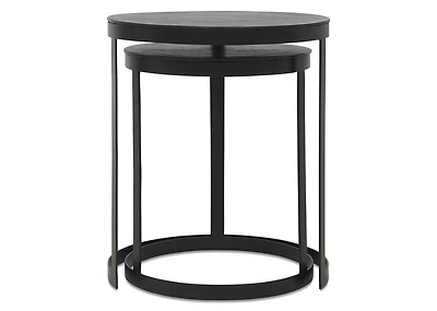 Irwin Nesting Side Table Set -Bronze