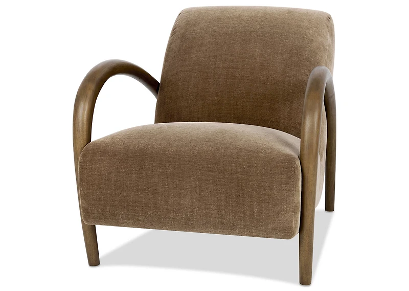 Hazel Armchair -Lexi Mushroom
